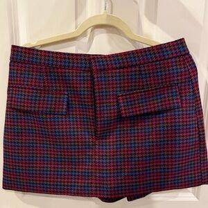 Zara Check Skort
